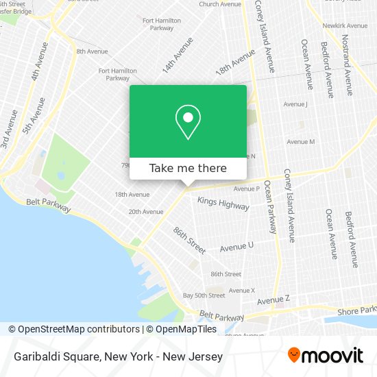 Garibaldi Square map