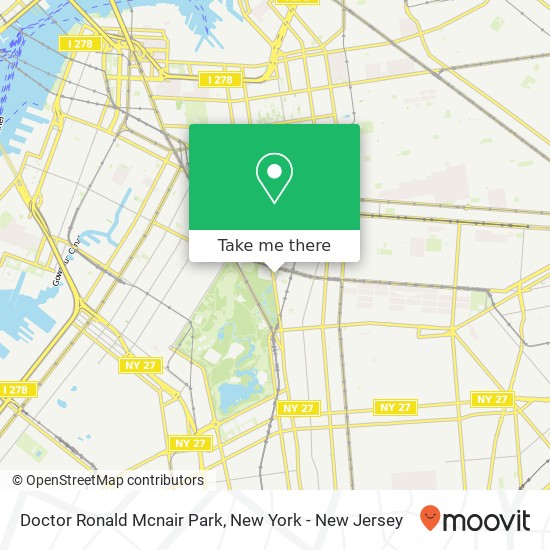 Doctor Ronald Mcnair Park map