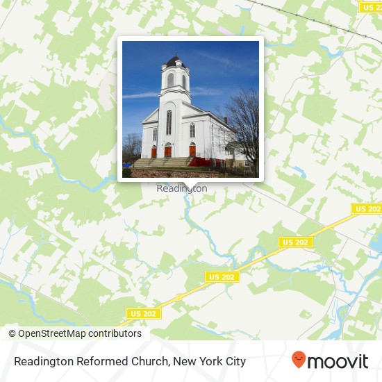 Readington Reformed Church map