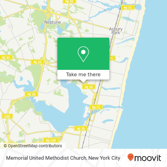 Mapa de Memorial United Methodist Church