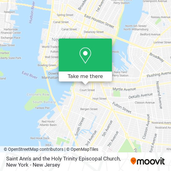 Mapa de Saint Ann's and the Holy Trinity Episcopal Church