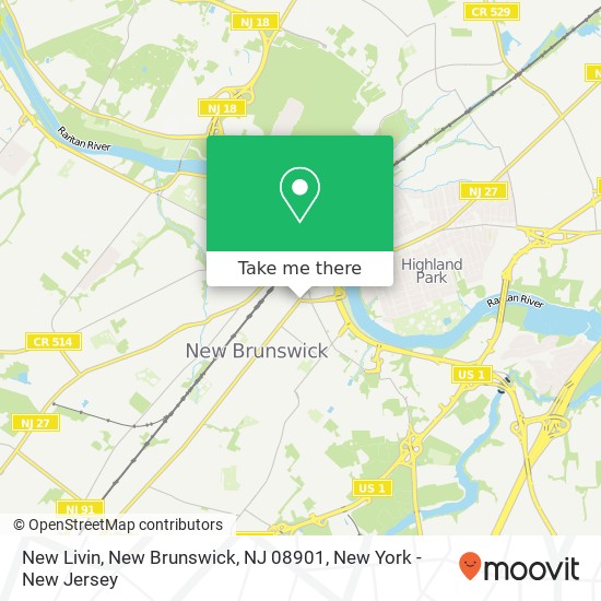 New Livin, New Brunswick, NJ 08901 map