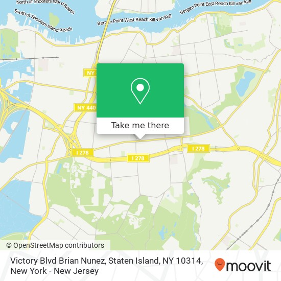 Victory Blvd Brian Nunez, Staten Island, NY 10314 map