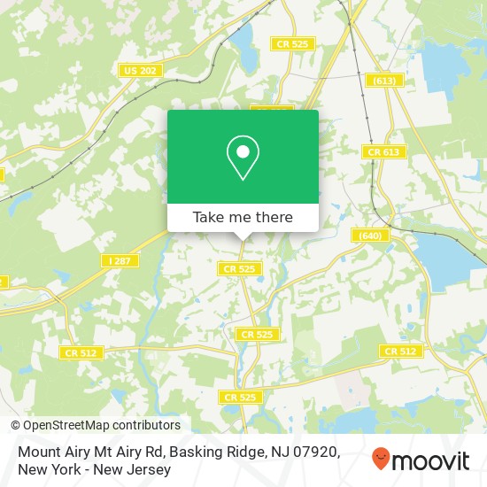 Mount Airy Mt Airy Rd, Basking Ridge, NJ 07920 map