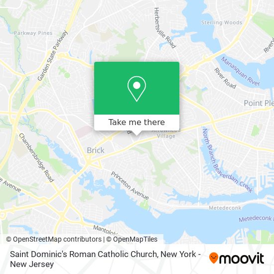 Saint Dominic's Roman Catholic Church map