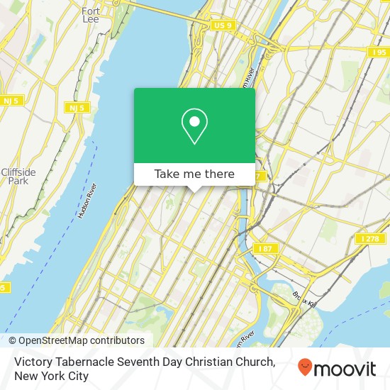 Mapa de Victory Tabernacle Seventh Day Christian Church