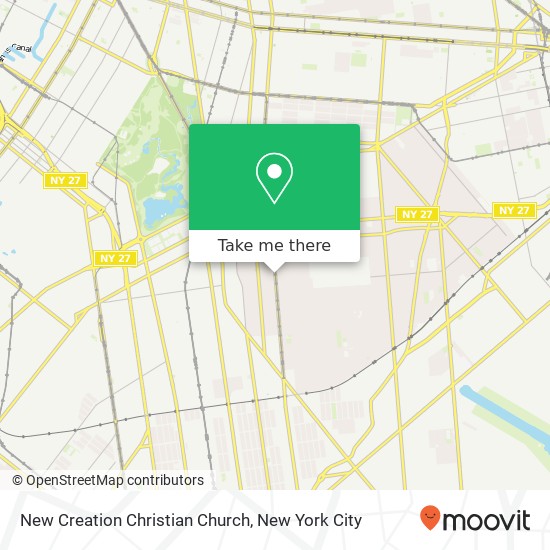 New Creation Christian Church map