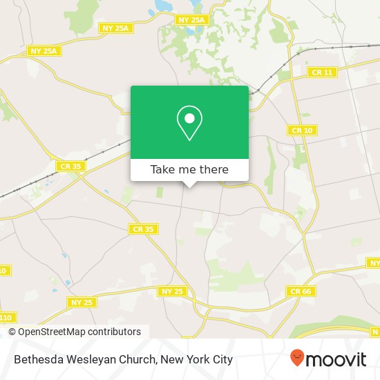 Bethesda Wesleyan Church map
