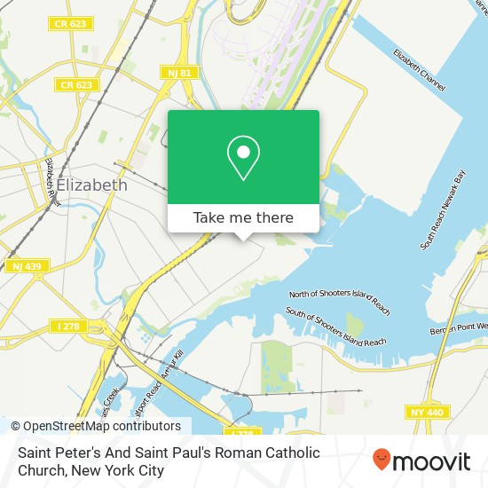 Saint Peter's And Saint Paul's Roman Catholic Church map