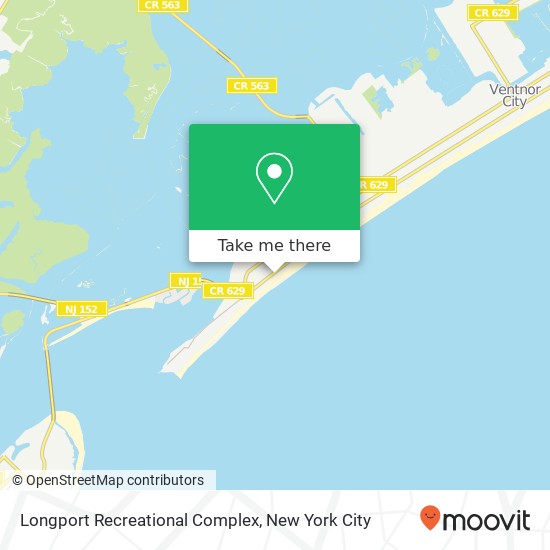 Mapa de Longport Recreational Complex