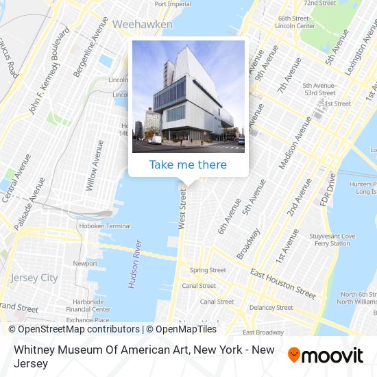 Whitney Museum Of American Art map