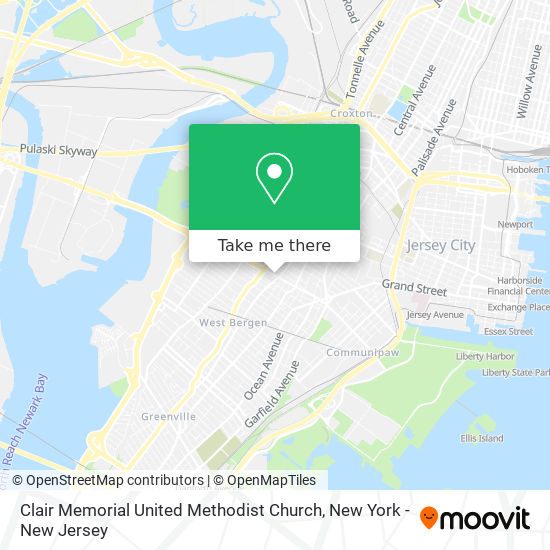 Mapa de Clair Memorial United Methodist Church