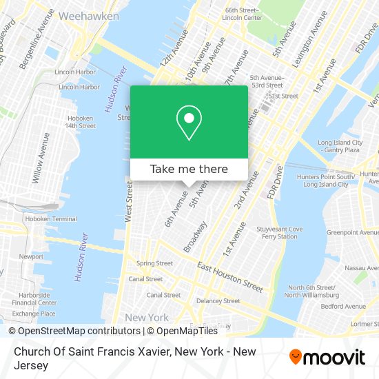 Mapa de Church Of Saint Francis Xavier