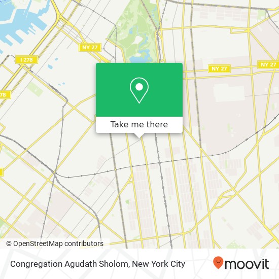 Mapa de Congregation Agudath Sholom
