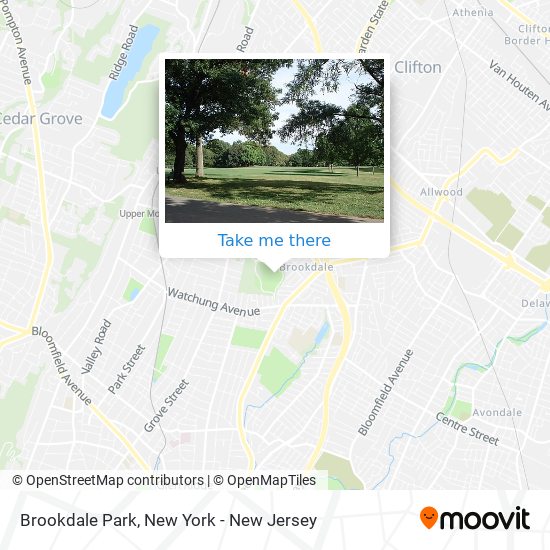 Mapa de Brookdale Park