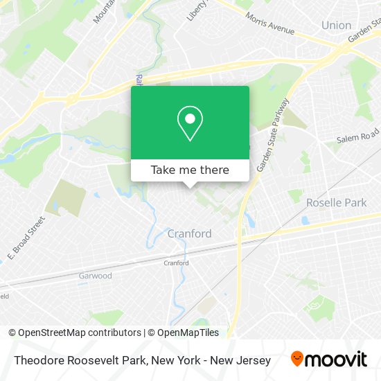 Mapa de Theodore Roosevelt Park