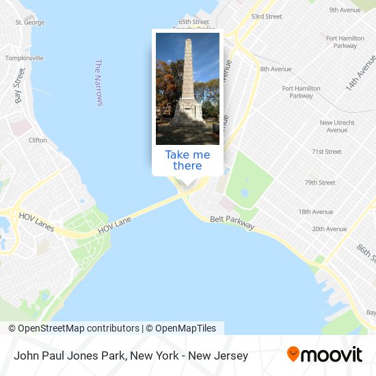 Mapa de John Paul Jones Park