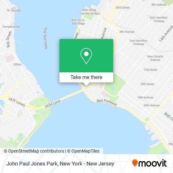 John Paul Jones Park map