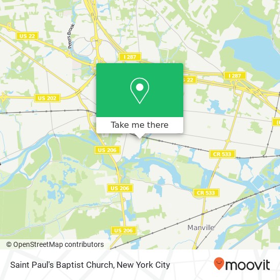 Mapa de Saint Paul's Baptist Church