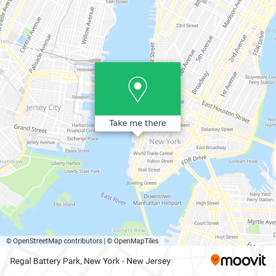 Mapa de Regal Battery Park