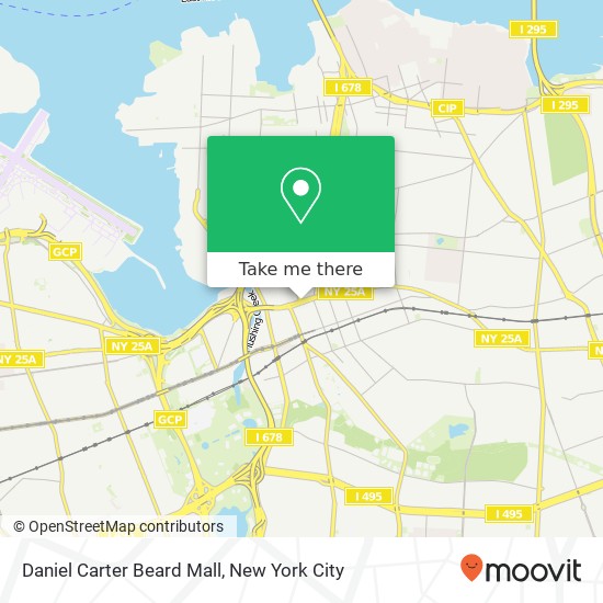 Daniel Carter Beard Mall map