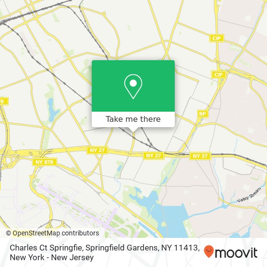 Mapa de Charles Ct Springfie, Springfield Gardens, NY 11413