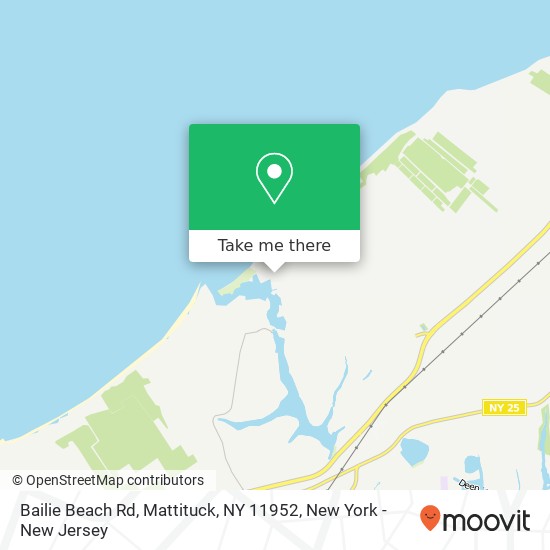 Mapa de Bailie Beach Rd, Mattituck, NY 11952