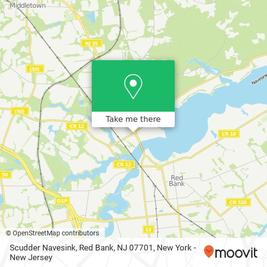 Scudder Navesink, Red Bank, NJ 07701 map