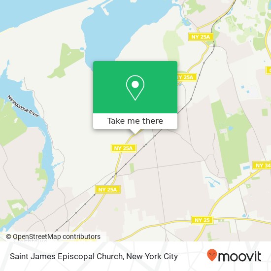 Saint James Episcopal Church map