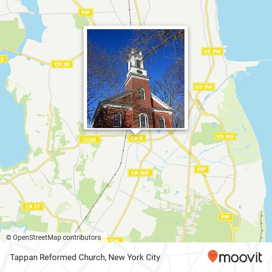 Mapa de Tappan Reformed Church