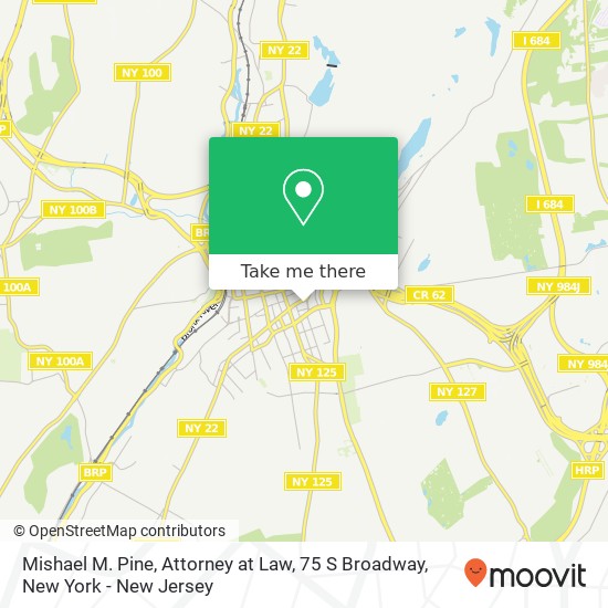 Mishael M. Pine, Attorney at Law, 75 S Broadway map