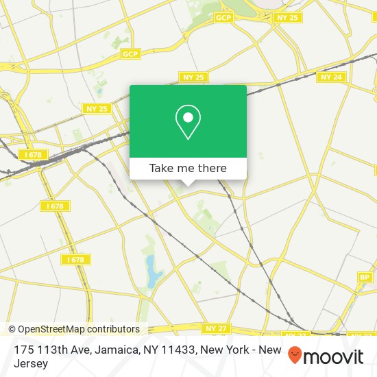 Mapa de 175 113th Ave, Jamaica, NY 11433