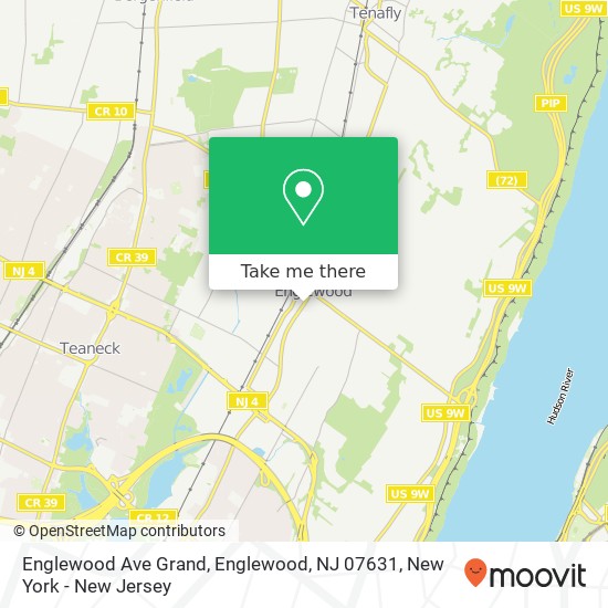 Mapa de Englewood Ave Grand, Englewood, NJ 07631