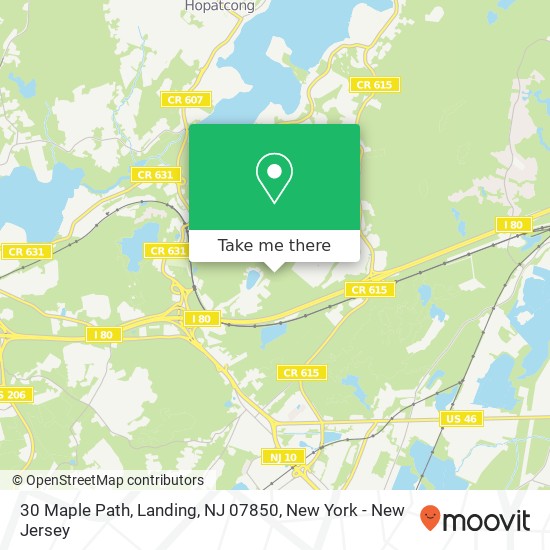 30 Maple Path, Landing, NJ 07850 map