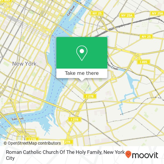 Mapa de Roman Catholic Church Of The Holy Family