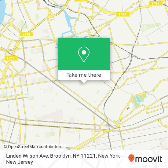 Linden Wilson Ave, Brooklyn, NY 11221 map