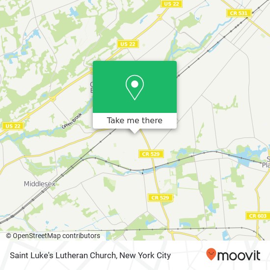 Saint Luke's Lutheran Church map