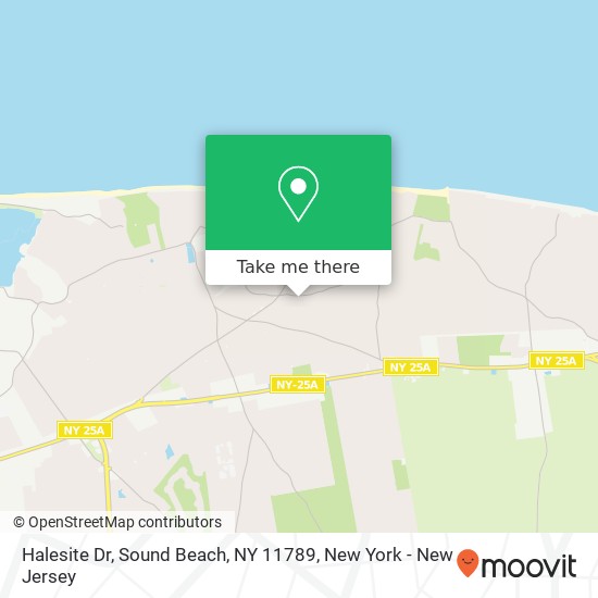Halesite Dr, Sound Beach, NY 11789 map