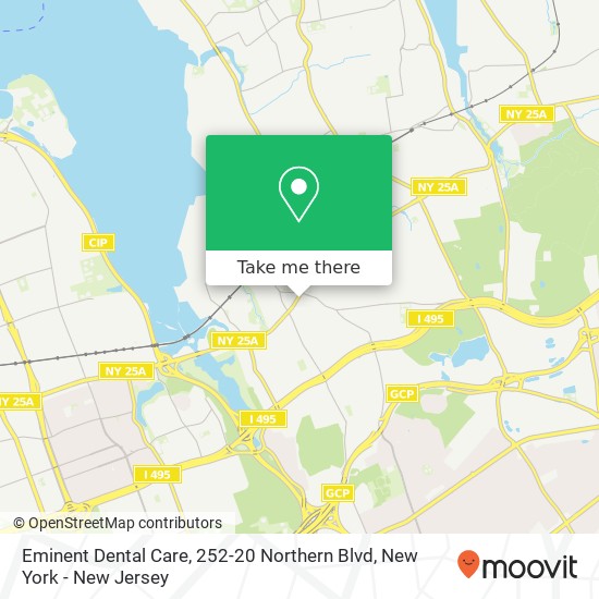 Mapa de Eminent Dental Care, 252-20 Northern Blvd