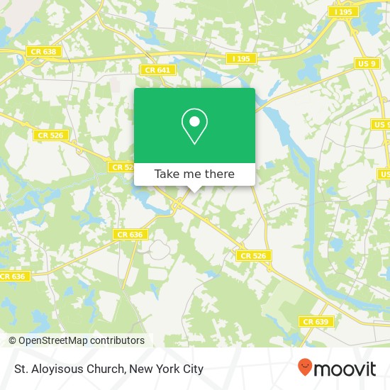 Mapa de St. Aloyisous Church