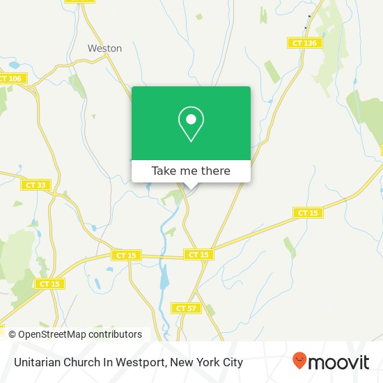 Unitarian Church In Westport map