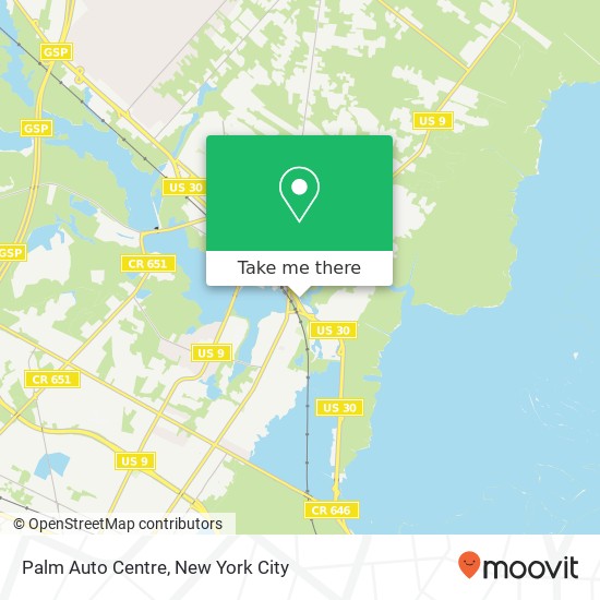 Palm Auto Centre map