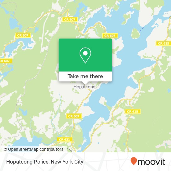 Mapa de Hopatcong Police