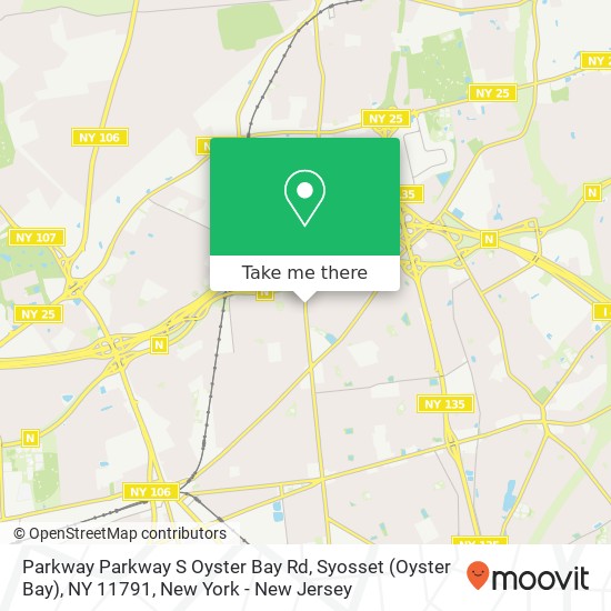 Parkway Parkway S Oyster Bay Rd, Syosset (Oyster Bay), NY 11791 map