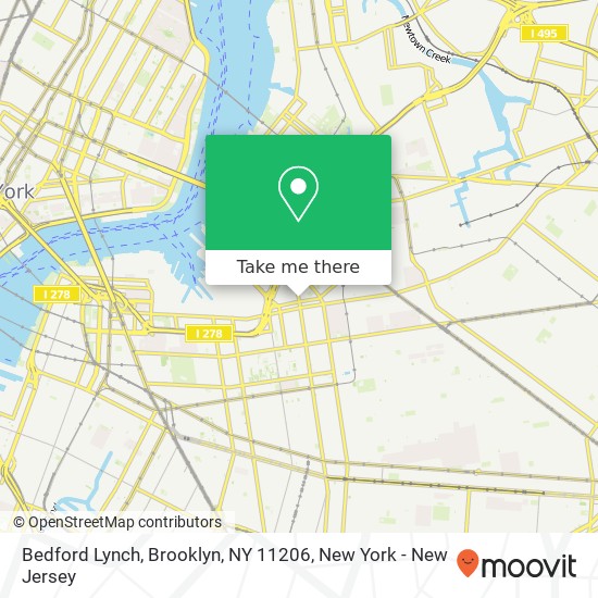 Bedford Lynch, Brooklyn, NY 11206 map