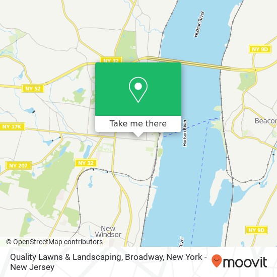 Mapa de Quality Lawns & Landscaping, Broadway