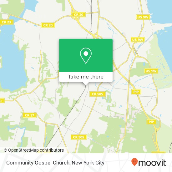 Mapa de Community Gospel Church