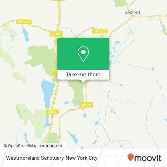 Westmoreland Sanctuary map