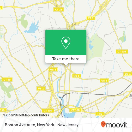 Boston Ave Auto map