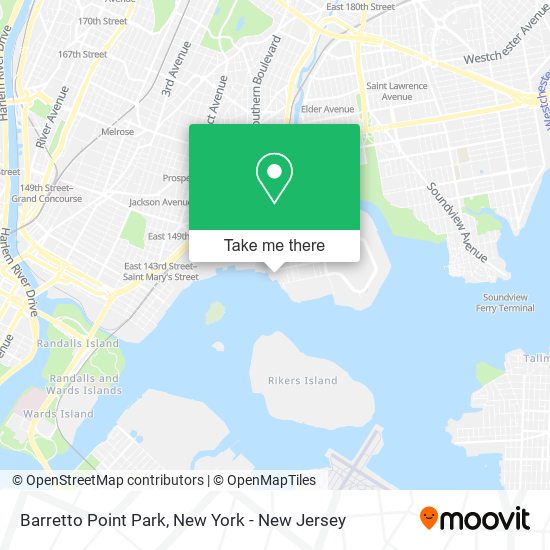 Mapa de Barretto Point Park